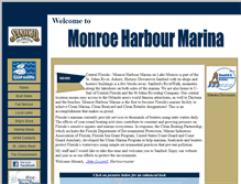 Tablet Screenshot of monroeharbour.com